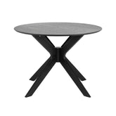 Masa de dining neagra din MDF 105 cm I_Duncan Actona